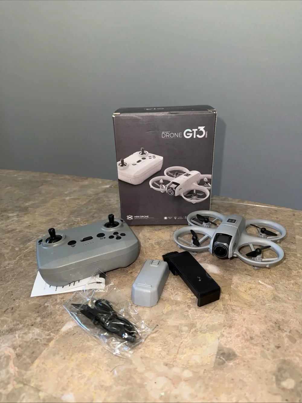 GT3 Mini Drone with Remote Controller - grey